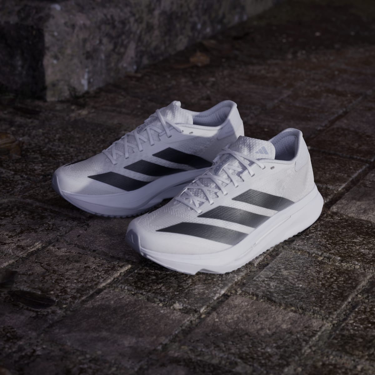 Adidas Women's Adizero SL2 Shoes - Cloud White / Core Black / Dash Grey - Image 5