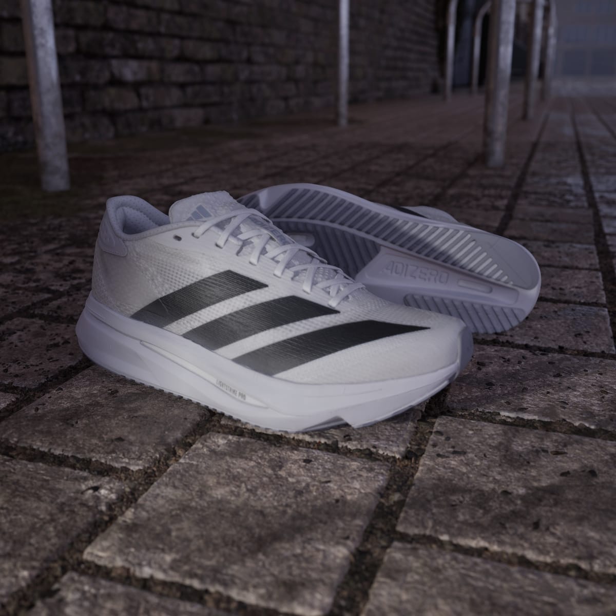 Adidas Women's Adizero SL2 Shoes - Cloud White / Core Black / Dash Grey - Image 8