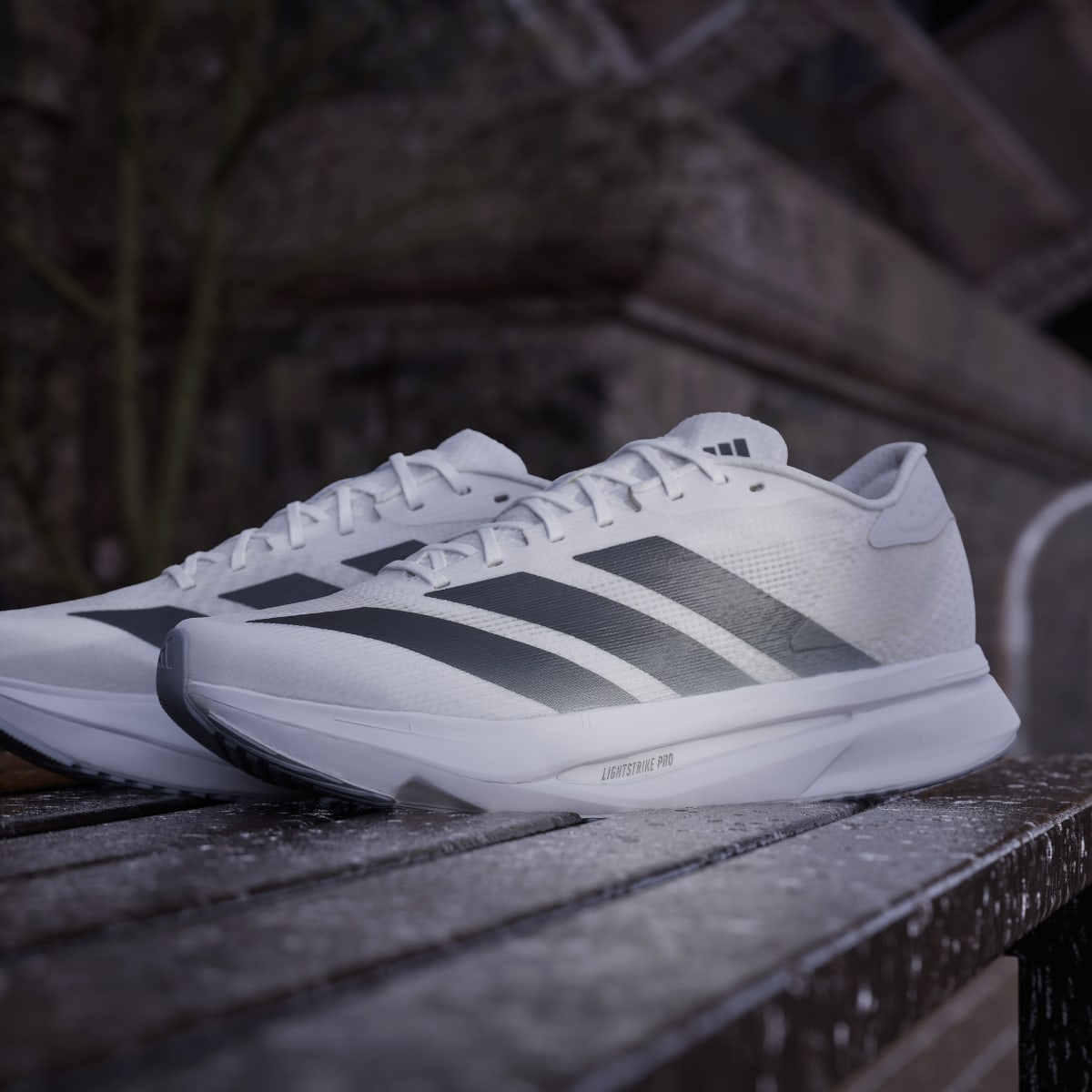 Adidas Men's Adizero SL 2 Shoes - Cloud White / Core Black / Dash Grey - Image 10