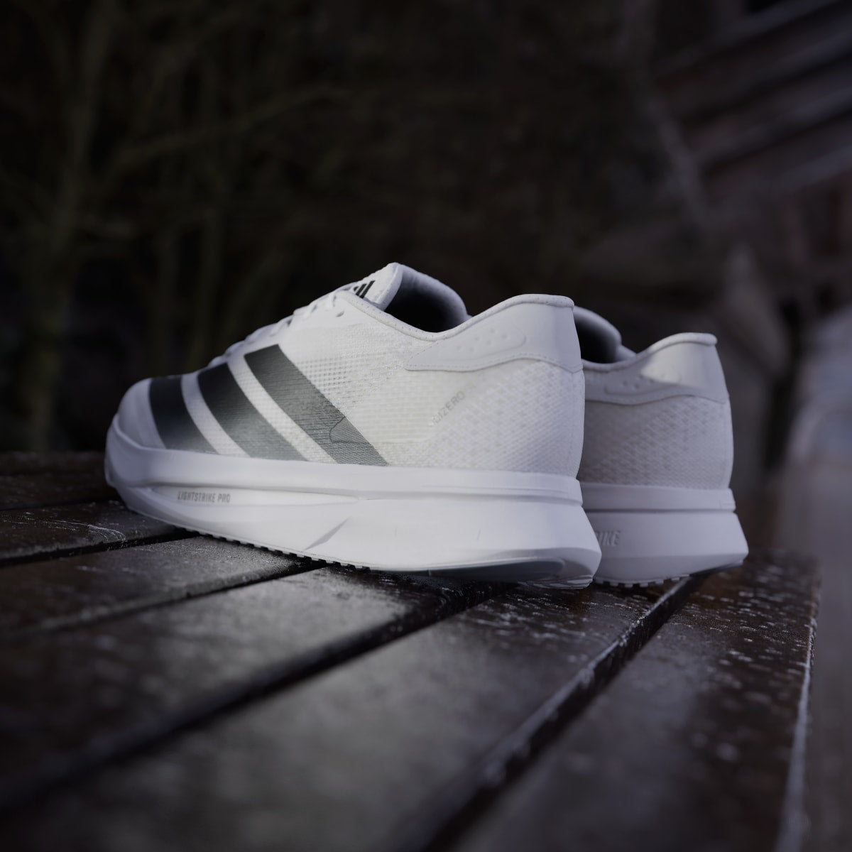 Adidas Men's Adizero SL 2 Shoes - Cloud White / Core Black / Dash Grey - Image 6