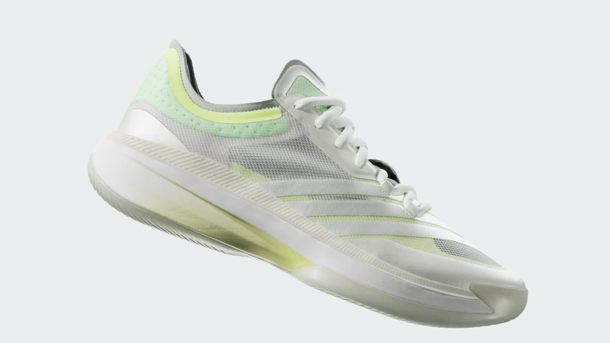 Adidas Men's Adizero Select 3.0 Shoes - Zero Metalic / Grey Two / Lime Burst - Image 2