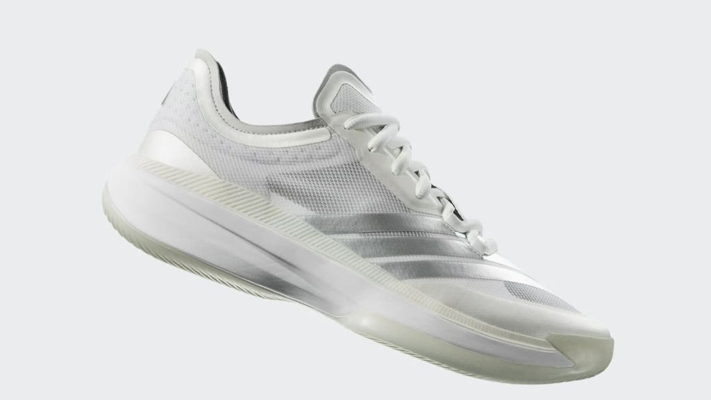 Adidas Men's Adizero Select 3.0 Shoes - Cloud White / Silver Metallic / Grey Two - Image 2