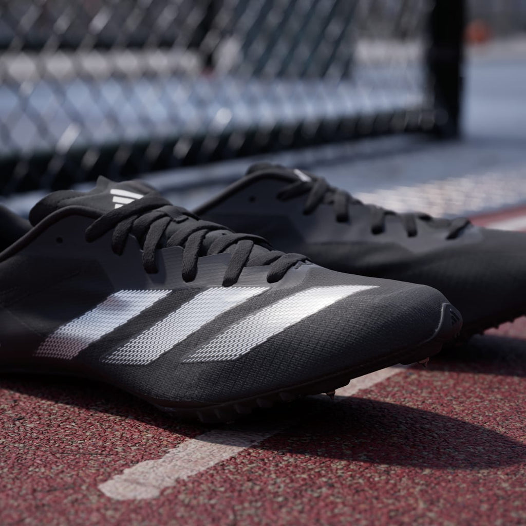 Adidas Men's Adizero Sprintstar Shoes - Core Black / Zero Metalic / Cloud White - Image 9