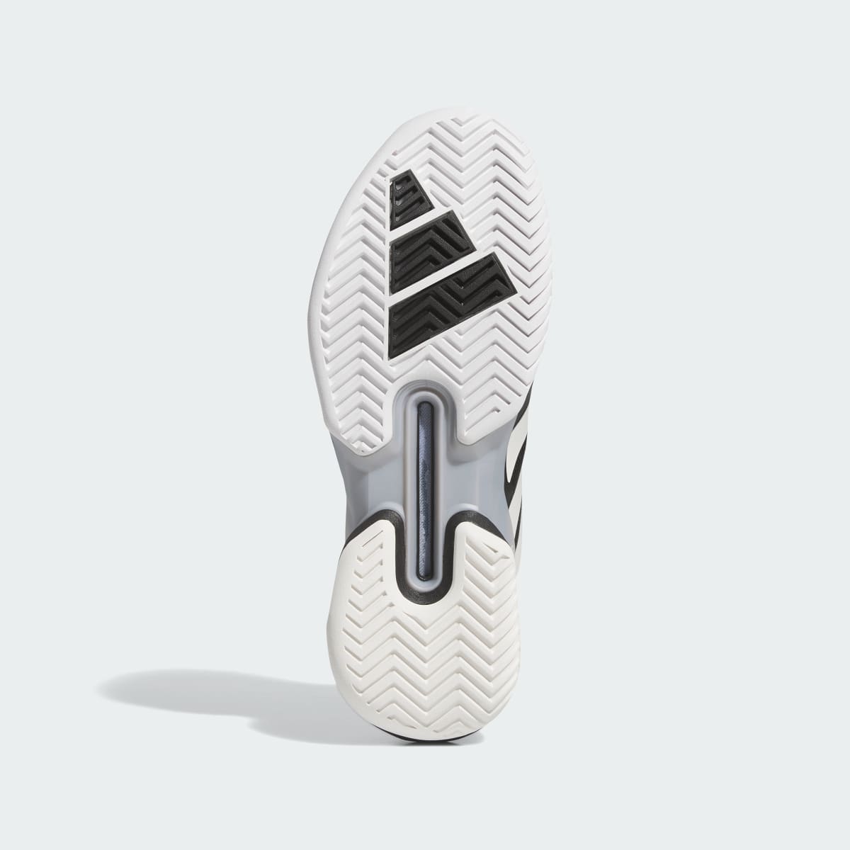 Adidas Men's Adizero Ubersonic 5 Tennis Shoes - Core Black / Zero Metalic / Silver Metallic - Image 3