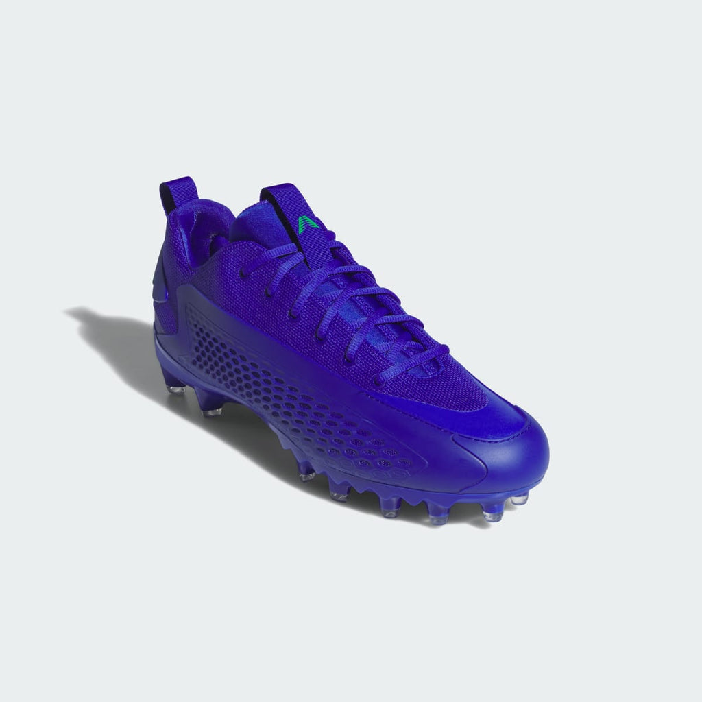 Adidas Men's Anthony Edwards 1 Low Football Cleat - Lucid Blue / Green / Lucid Blue - Image 4