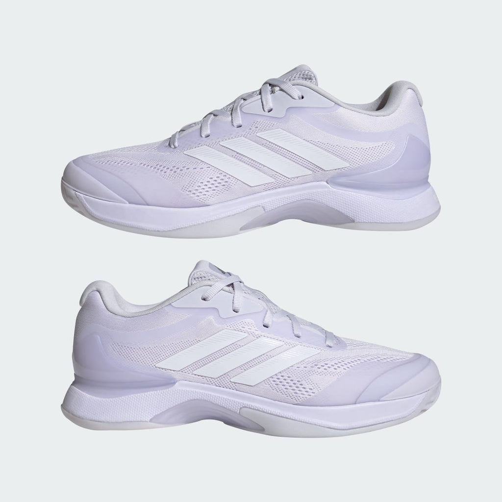 Adidas Women's Avacourt 3 Tennis Shoes - Frozen Purple / Cloud White / Aurora Ink - Image 7