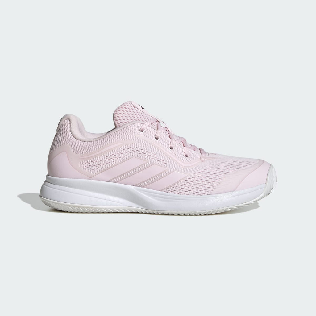 Adidas Women's Avaflash 2 Tennis Shoes - Distilled Pink / Distilled Pink / Maroon - Image 1