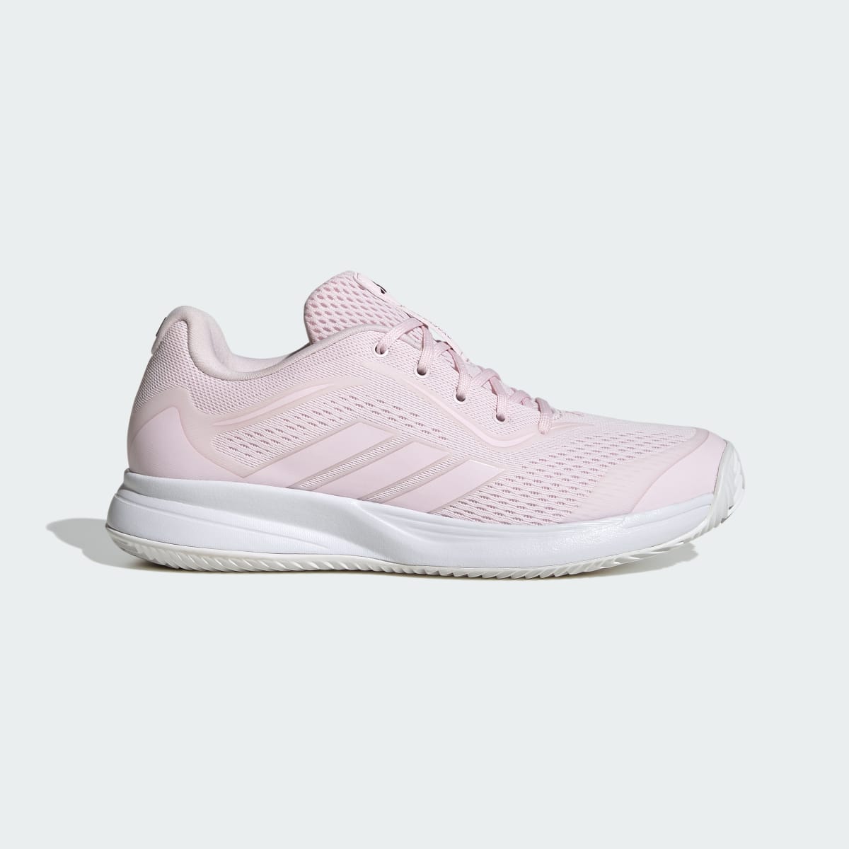 Adidas Women's Avaflash 2 Tennis Shoes - Distilled Pink / Distilled Pink / Maroon - Image 1