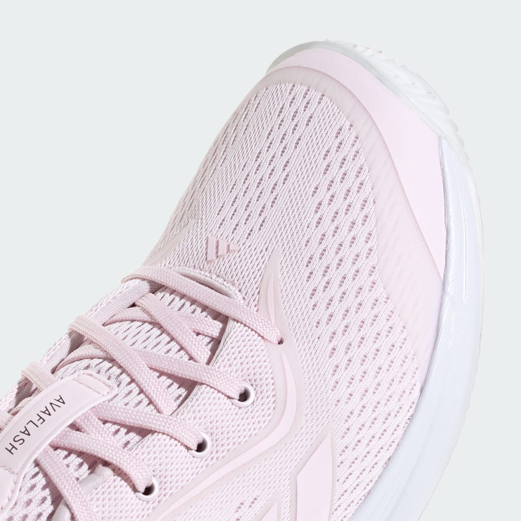Adidas Women's Avaflash 2 Tennis Shoes - Distilled Pink / Distilled Pink / Maroon - Image 8