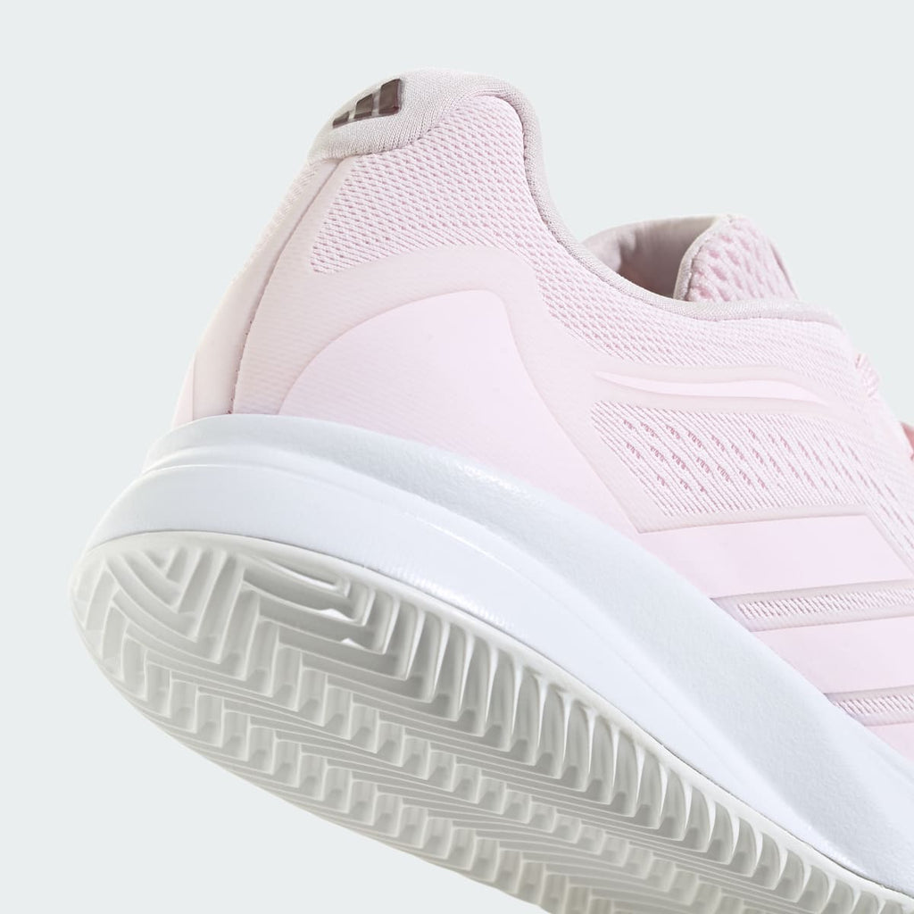 Adidas Women's Avaflash 2 Tennis Shoes - Distilled Pink / Distilled Pink / Maroon - Image 9