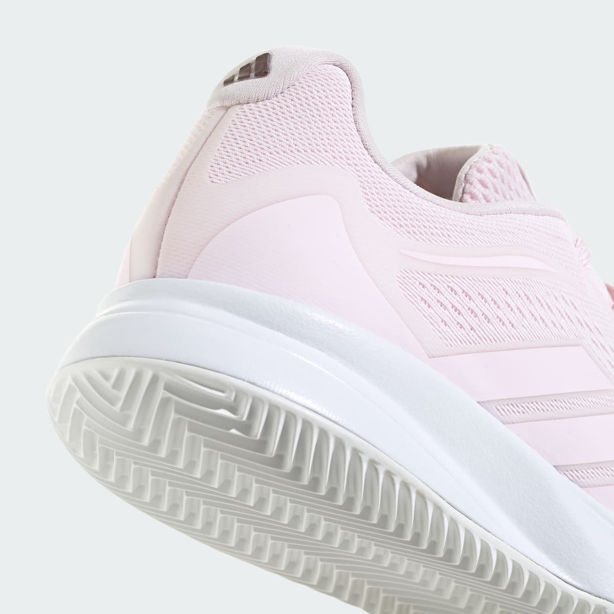 Adidas Women's Avaflash 2 Tennis Shoes - Distilled Pink / Distilled Pink / Maroon - Image 9