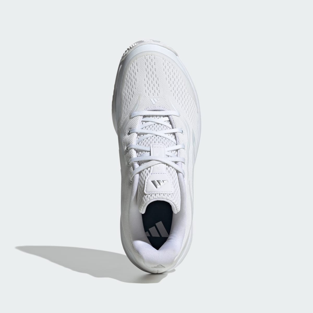 Adidas Women's Avaflash 2 Tennis Shoes - Cloud White / Cloud White / Silver Metallic - Image 2