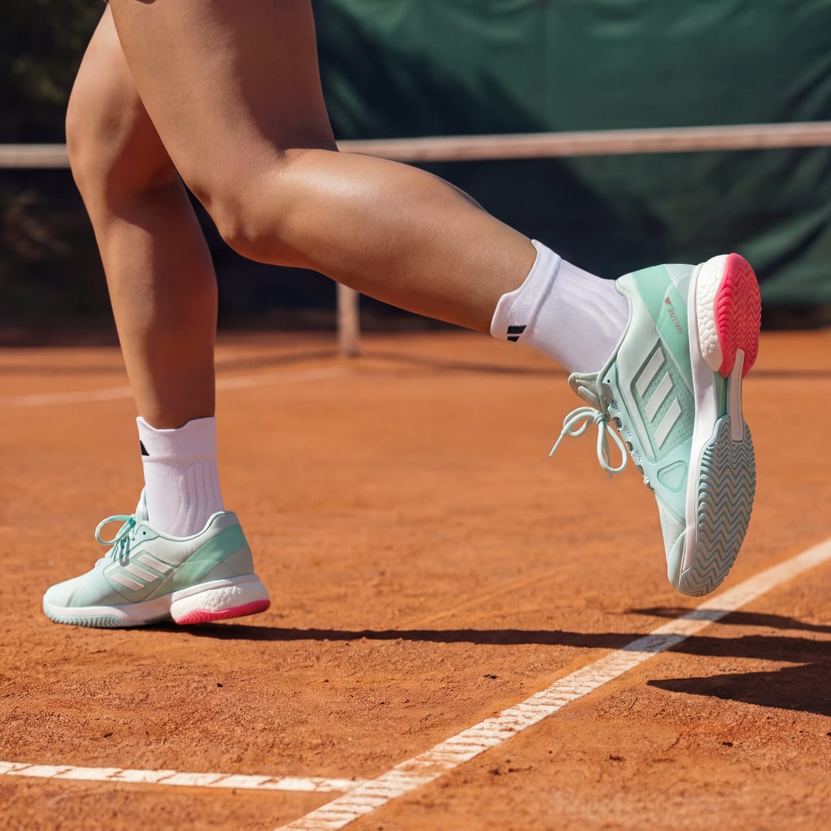 Adidas Women's Avaluxe Tennis Shoes - Halo Mint / Cloud White / Pulse Mint - Image 6