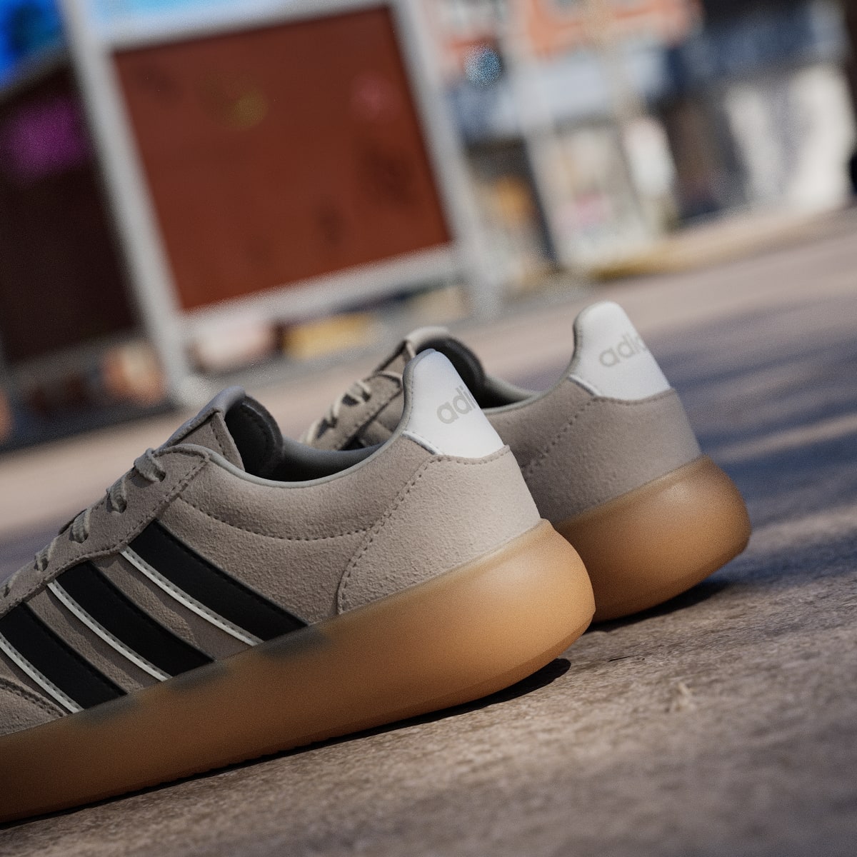 Adidas Women's BARREDA DECODE SHOES - Wonder Beige / Ice Gold Met. / Gum - Image 9