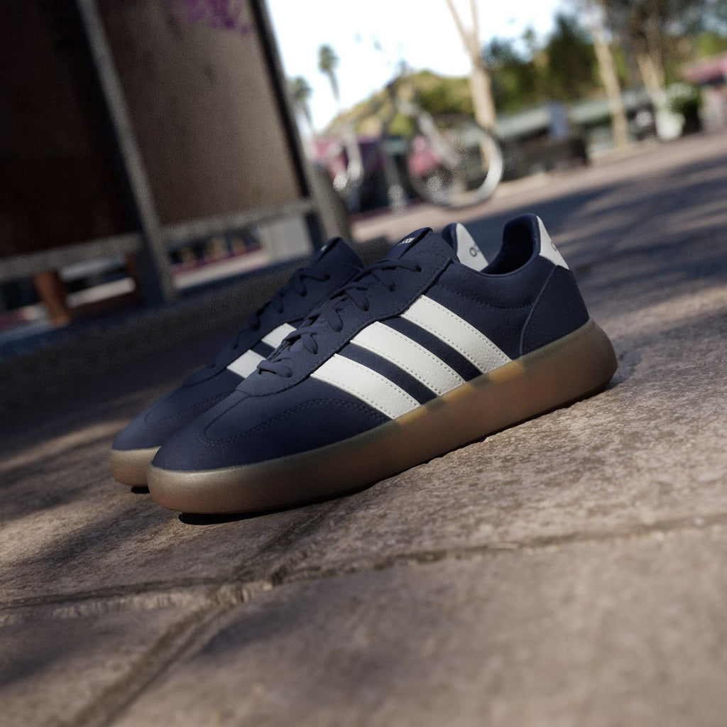 Adidas Men's BARREDA DECODE SHOES - Night Indigo / Off White / Gum - Image 8