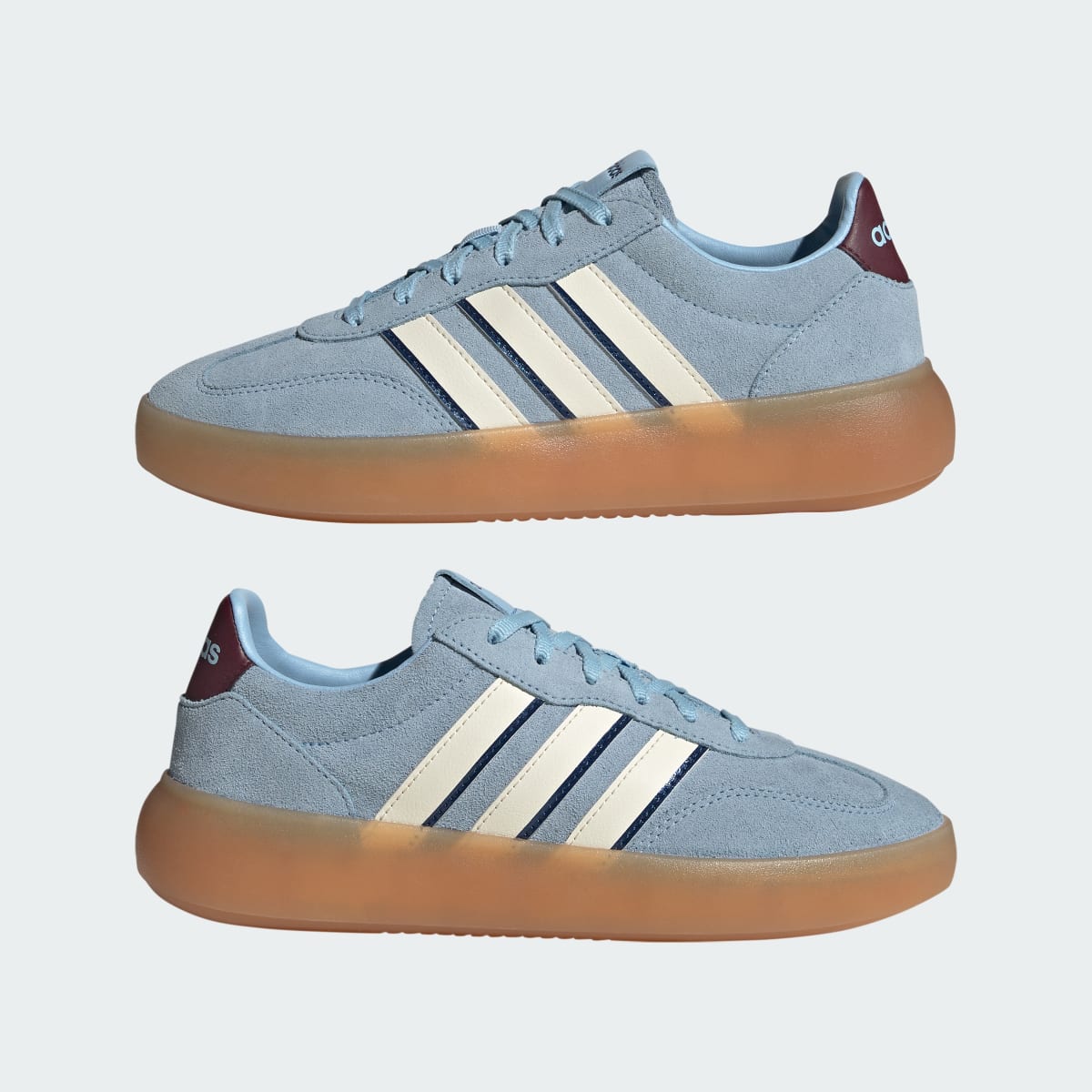 Adidas Women's BARREDA DECODE SHOES - Clear Sky / Wonder White / Maroon - Image 7