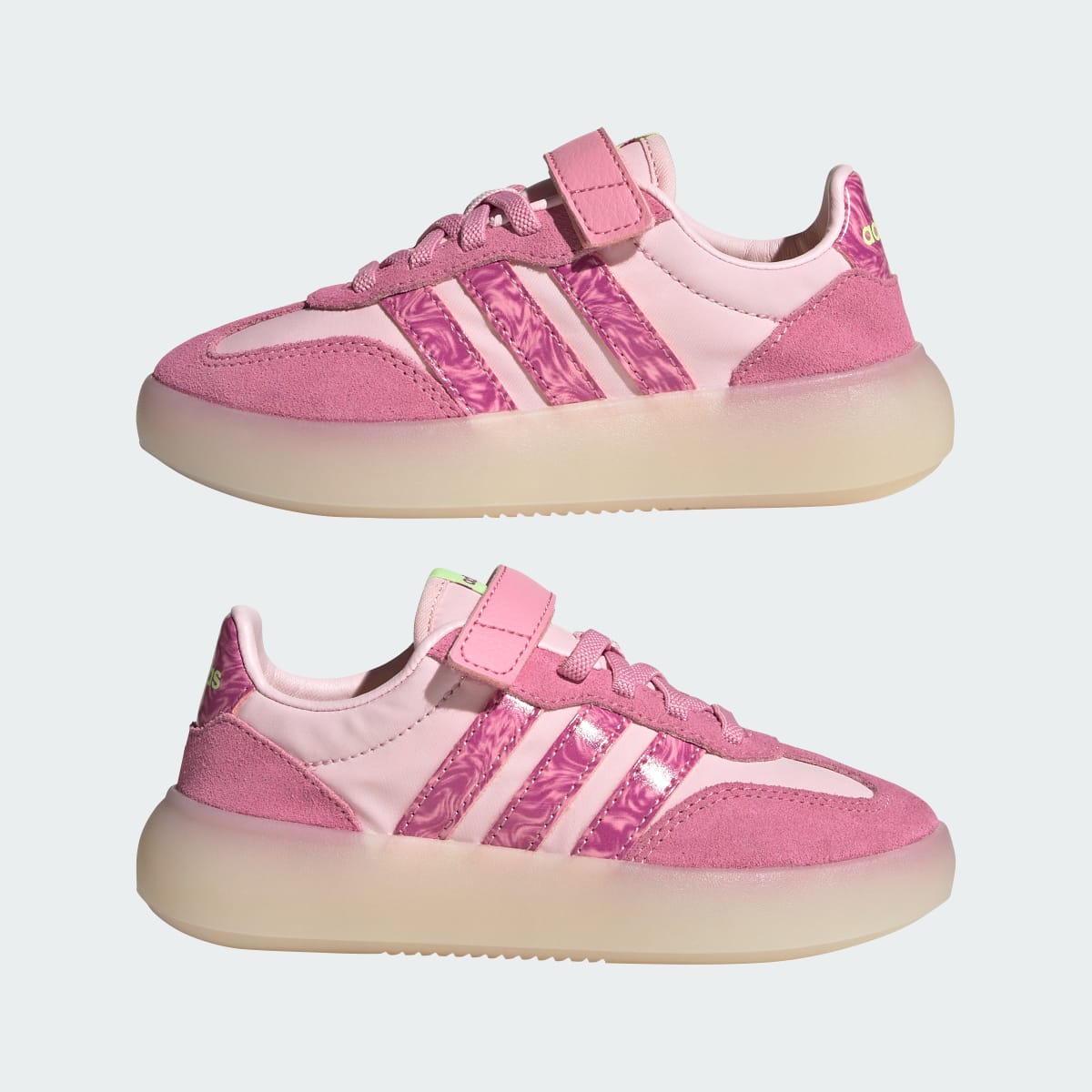 Adidas Kids' BARREDA DECODE SHOES CHILDREN - Clear Pink / St Tropic Bloom / Hi-Res Yellow - Image 7