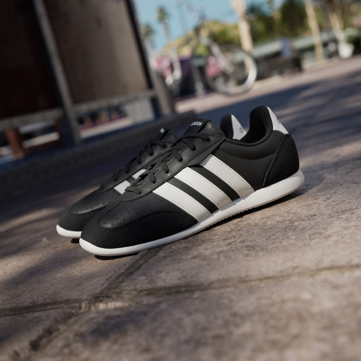 Adidas Women's BARREDA LO SHOES - Core Black / Core White / Off White - Image 8