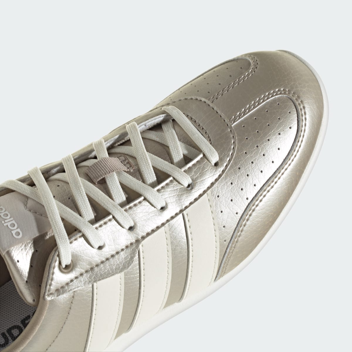 Adidas Women's BARREDA LO SHOES - Cyber Metallic / Off White / Beige - Image 9