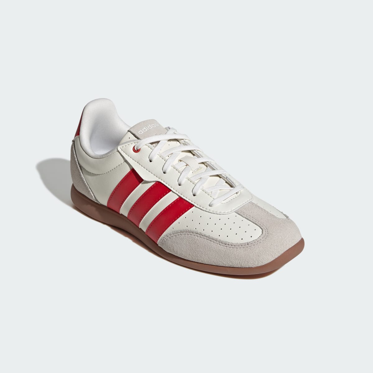 Adidas Women's BARREDA LO SHOES - Off White / Collegiate Red / Beige - Image 4
