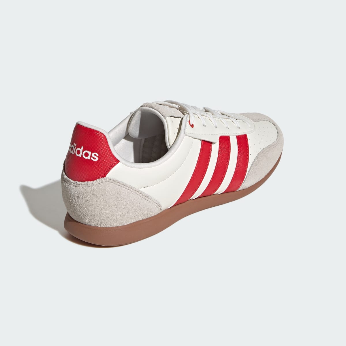 Adidas Women's BARREDA LO SHOES - Off White / Collegiate Red / Beige - Image 5