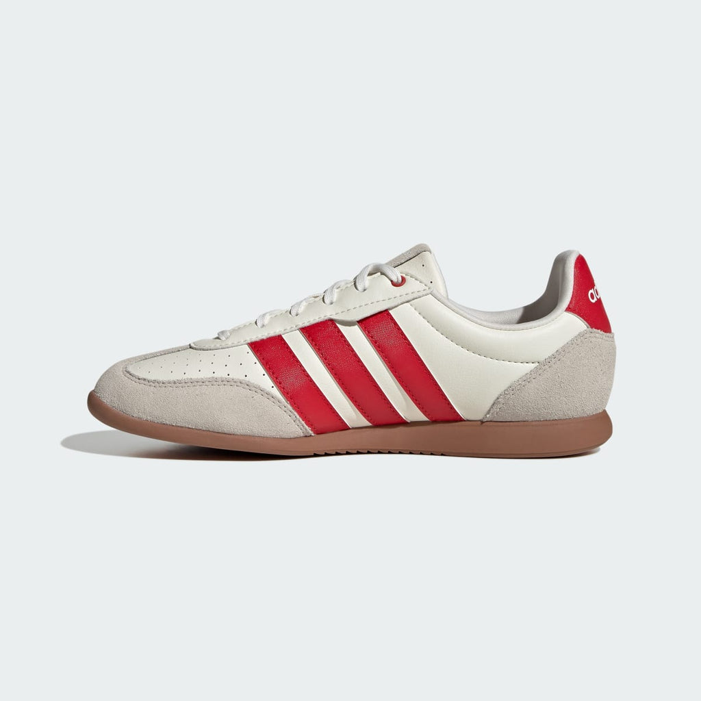 Adidas Women's BARREDA LO SHOES - Off White / Collegiate Red / Beige - Image 6