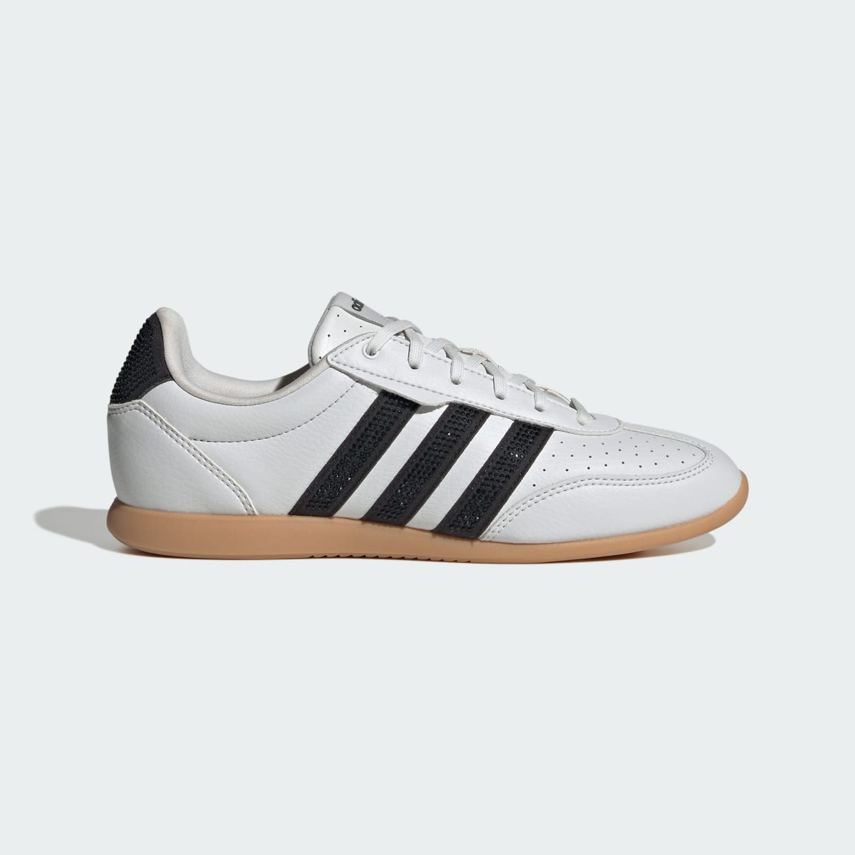 Adidas Women's BARREDA LO SHOES - Crystal White / Core Black / Silver Metallic - Image 1