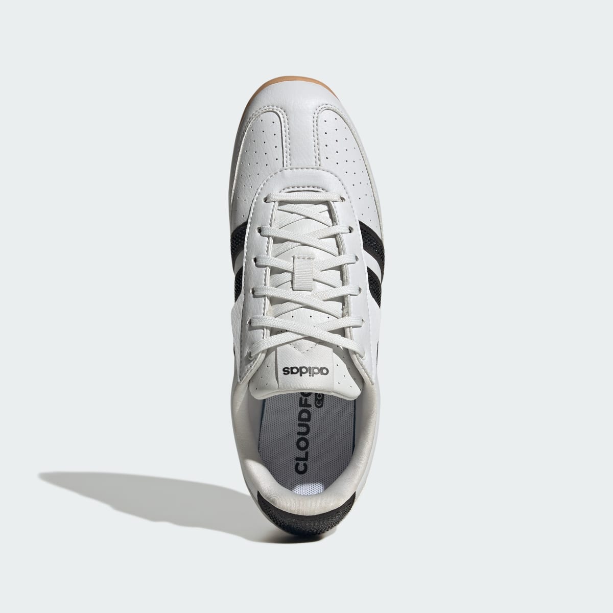 Adidas Women's BARREDA LO SHOES - Crystal White / Core Black / Silver Metallic - Image 2
