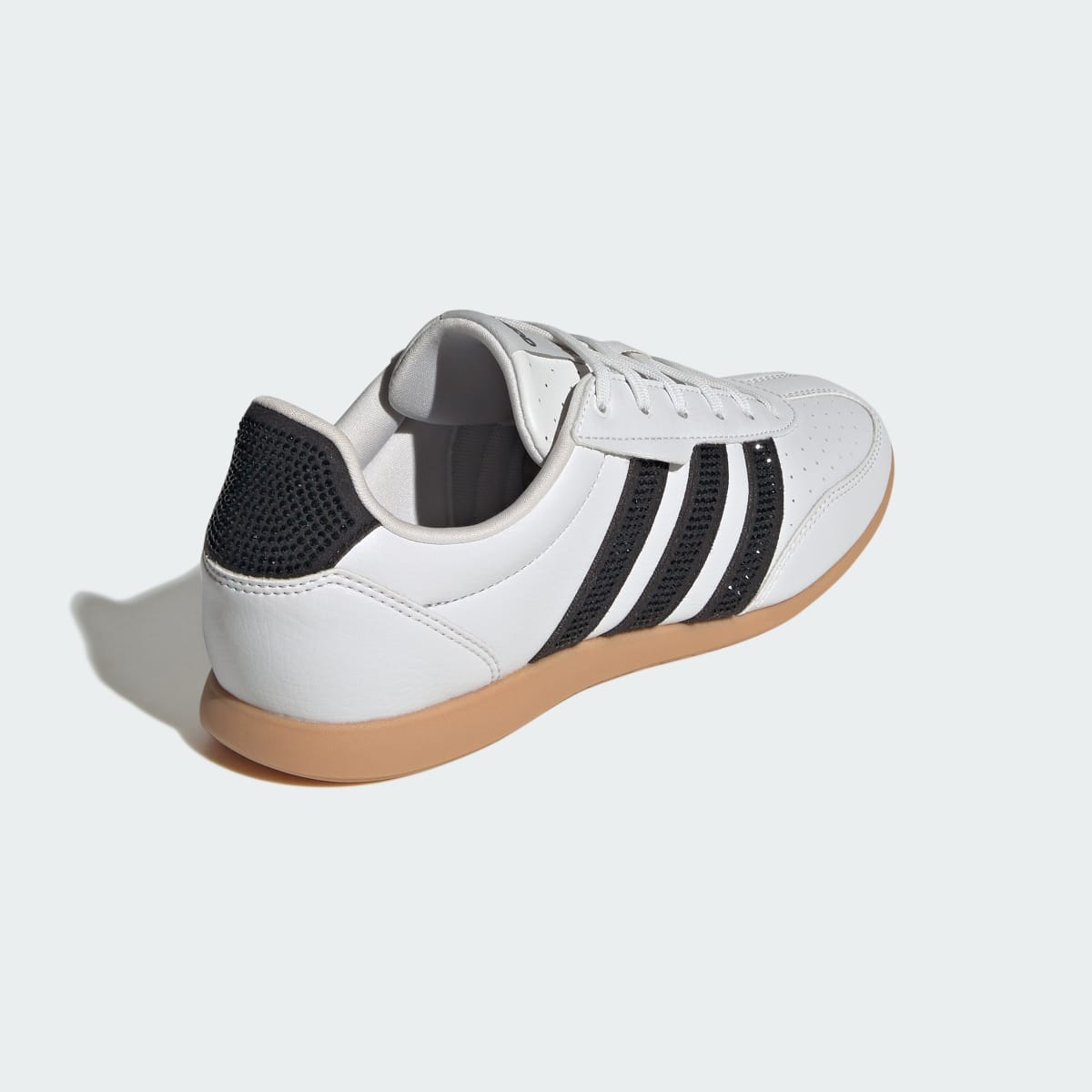 Adidas Women's BARREDA LO SHOES - Crystal White / Core Black / Silver Metallic - Image 5