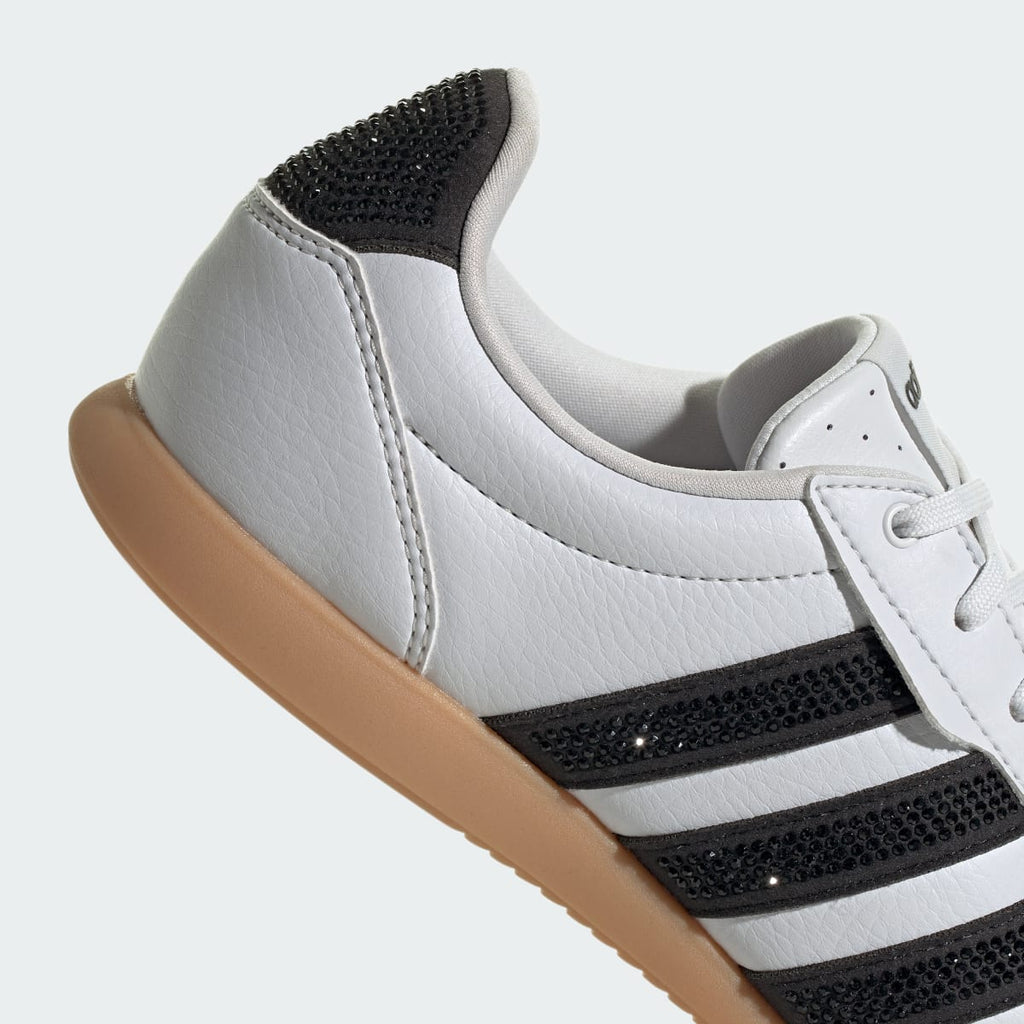 Adidas Women's BARREDA LO SHOES - Crystal White / Core Black / Silver Metallic - Image 7