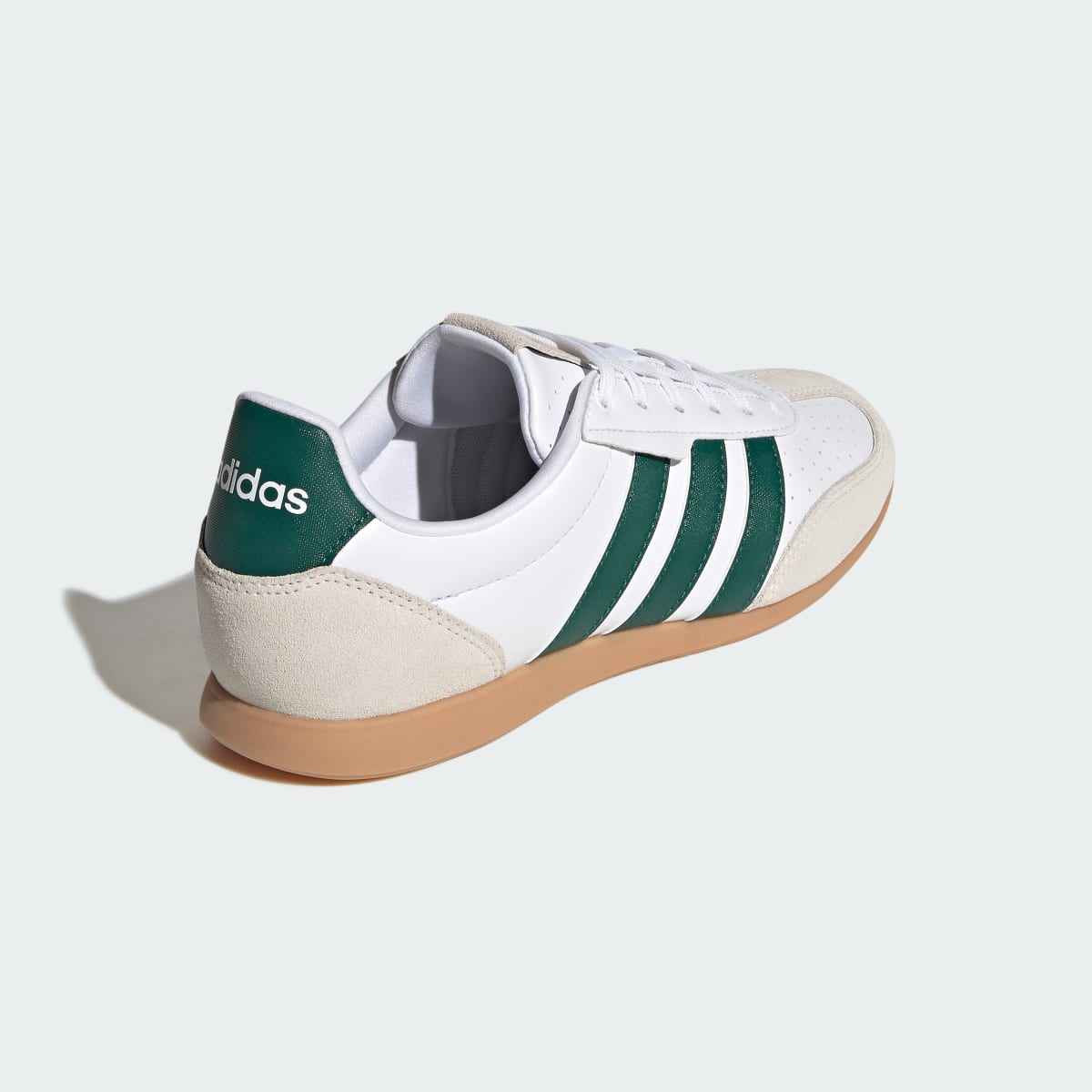Adidas Women's BARREDA LO SHOES - Cloud White / Collegiate Green / Chalk White - Image 5