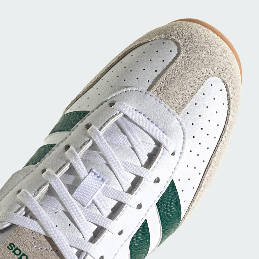 Adidas Women's BARREDA LO SHOES - Cloud White / Collegiate Green / Chalk White - Image 9