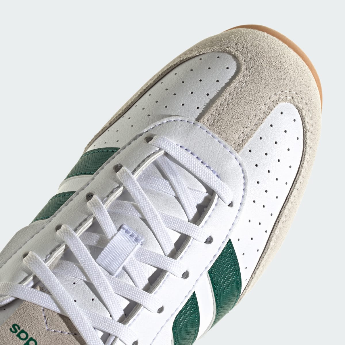 Adidas Women's BARREDA LO SHOES - Cloud White / Collegiate Green / Chalk White - Image 9