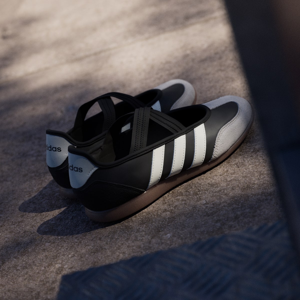 Adidas Women's BARREDA MARY JANE SHOES - Core Black / Core White / Gum - Image 6