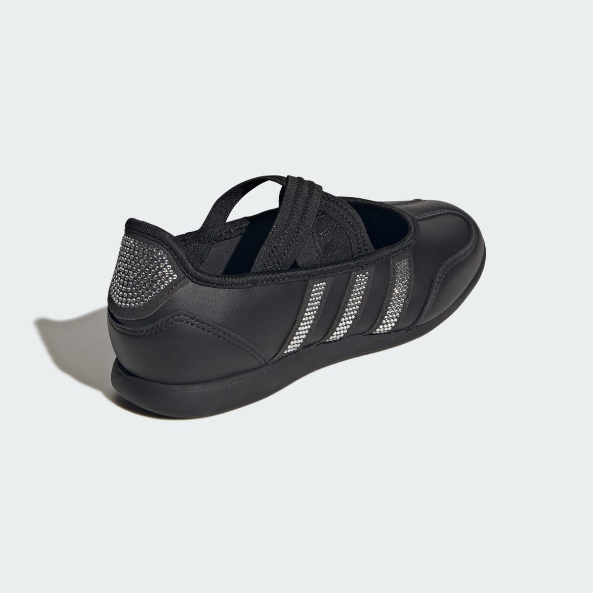 Adidas Kids' BARREDA MARY JANE SHOES JUNIOR - Core Black / Cloud White / Silver Metallic - Image 5