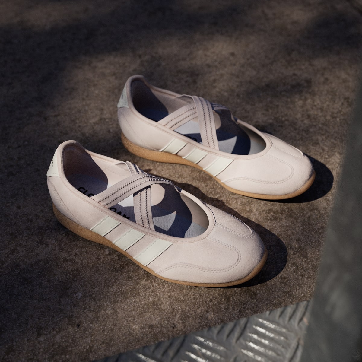 Adidas Women's BARREDA MARY JANE SHOES - Putty Mauve / Off White / Gum - Image 5