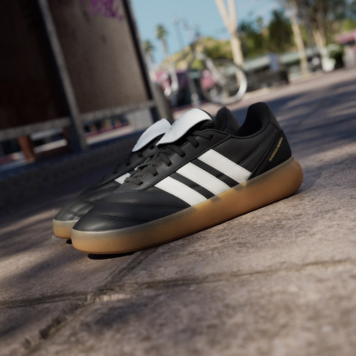 Adidas Women's BARREDA MUNDIAL Shoes - Core Black / Core White / Gum - Image 8