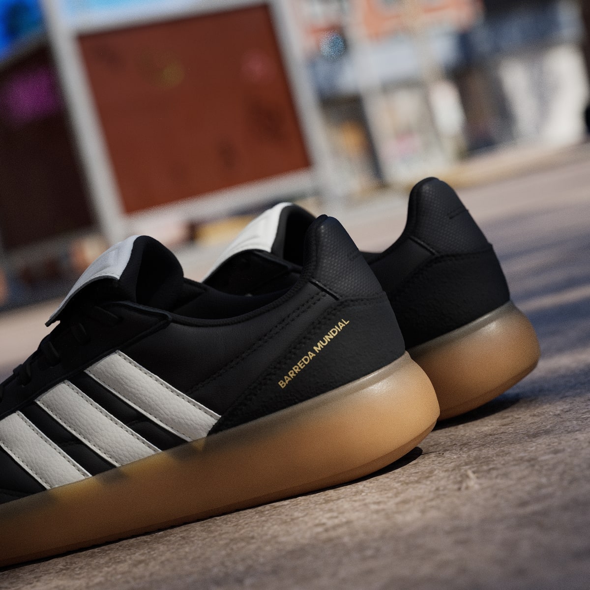 Adidas Women's BARREDA MUNDIAL Shoes - Core Black / Core White / Gum - Image 9