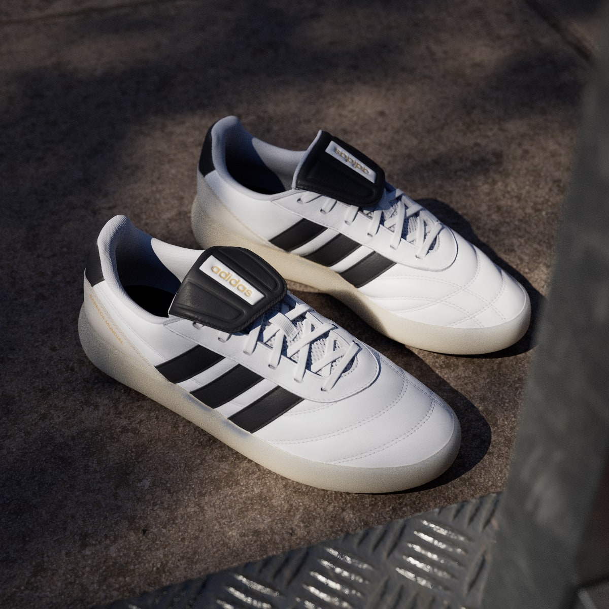 Adidas Women's BARREDA MUNDIAL Shoes - Cloud White / Core Black / Alumina - Image 5