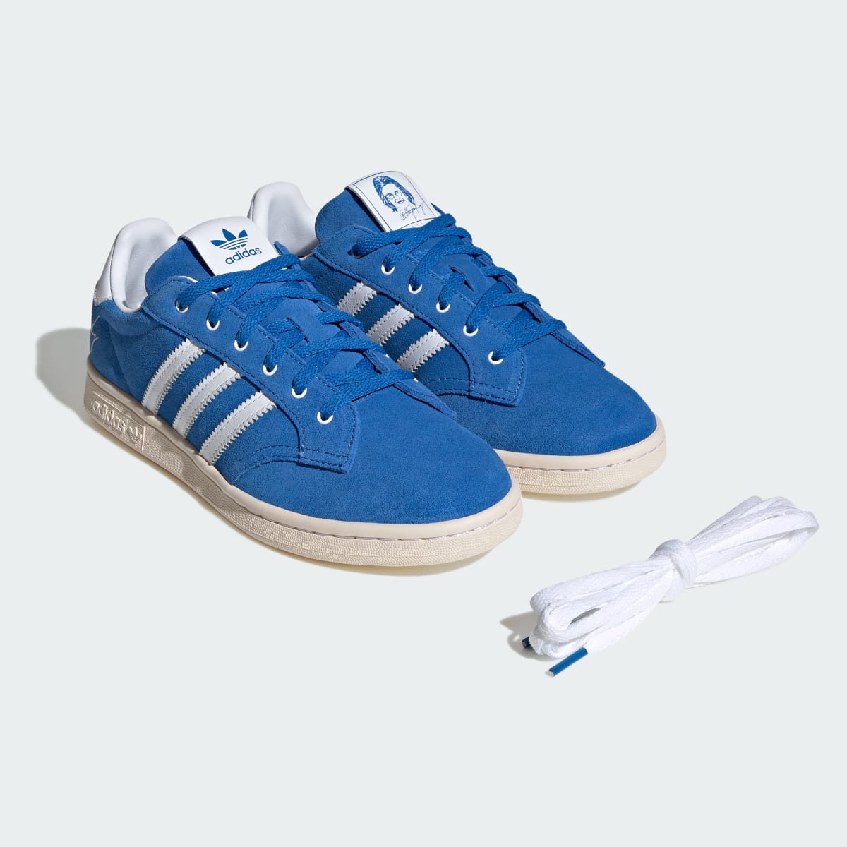Adidas Women's BILLIE JEAN KING SHOES - Bright Royal / Chalk White / Cloud White - Image 2