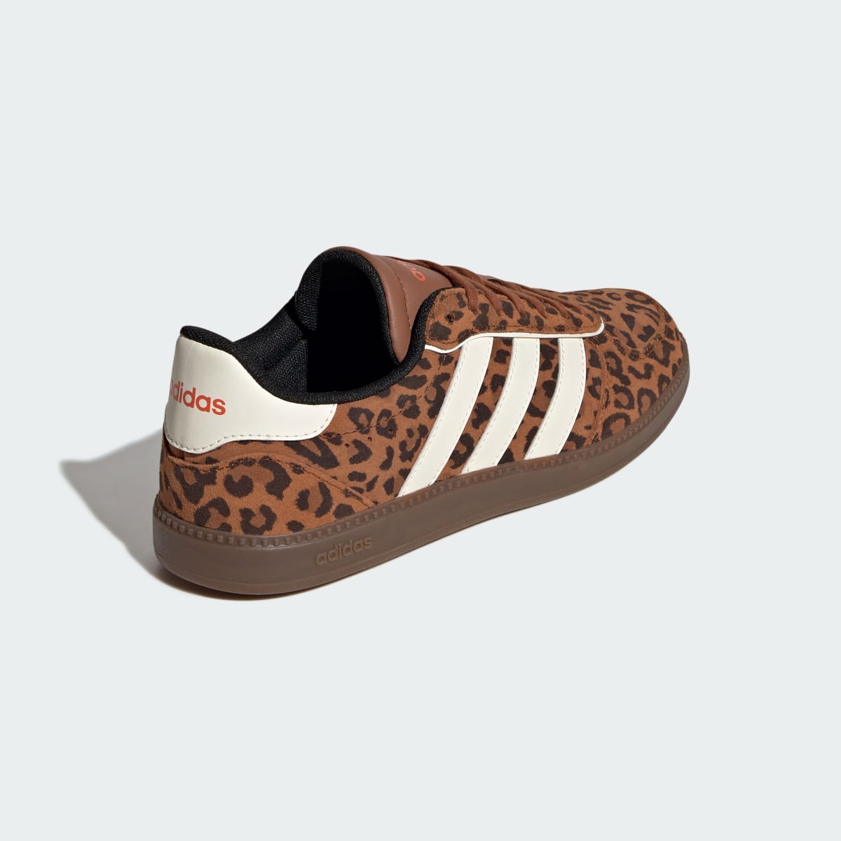 Adidas Women's BREAKNET SLEEK SHOES - Dusky Bronze / Cream White / Gum - Image 6