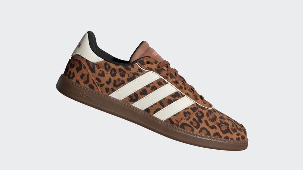 Adidas Women's BREAKNET SLEEK SHOES - Dusky Bronze / Cream White / Gum - Image 2