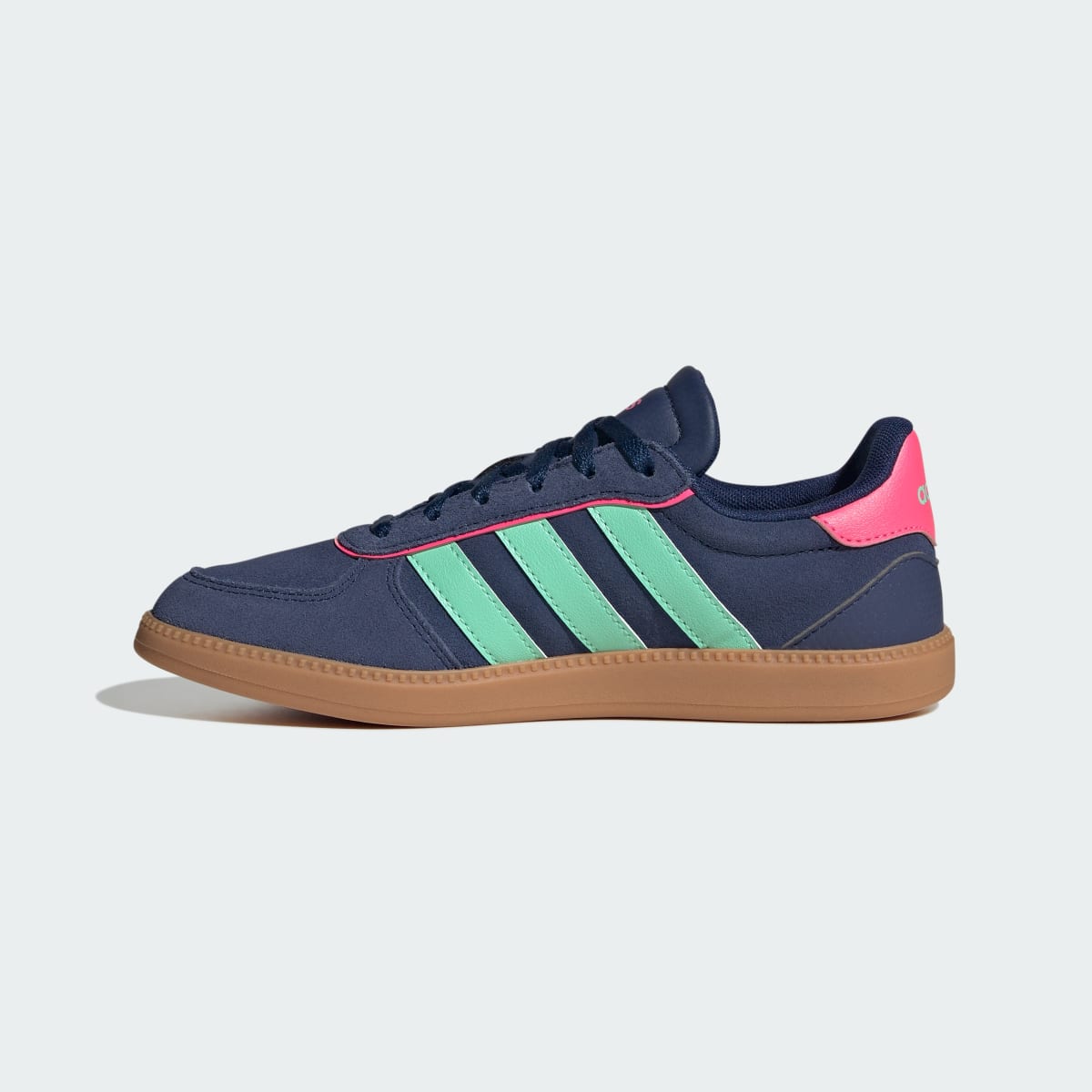 Adidas Kids' BREAKNET SLEEK SHOES JUNIOR - Dark Blue / Pulse Mint / Lucid Pink - Image 6