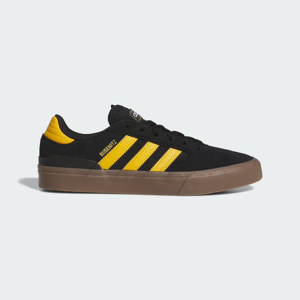 Adidas Men's BUSENITZ VULC II Shoes - Core Black / Preloved Yellow / Gum - Image 1