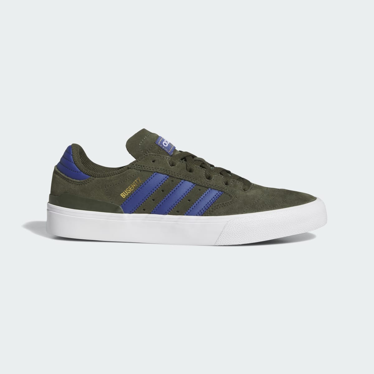 Adidas Men's BUSENITZ VULC II Shoes - Night Cargo / Muted Purple / Cloud White - Image 1