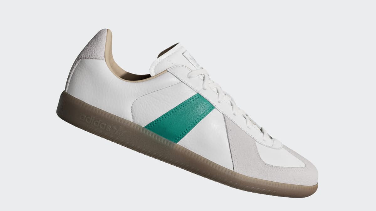 Adidas Men's BW ARMY SHOES - Core White / Power Green / Gum - Image 2