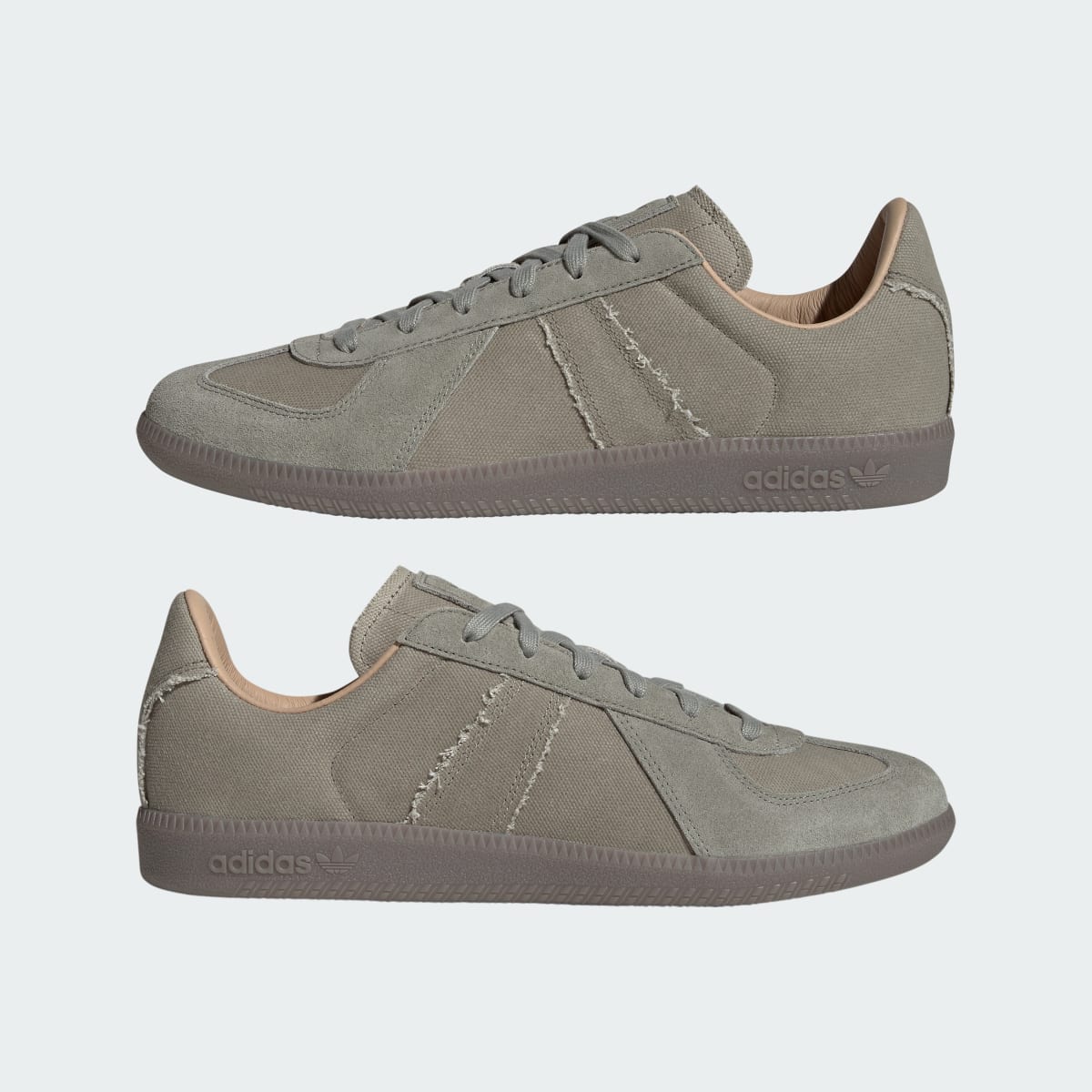Adidas Men's BW Army Shoes - Silver Pebble / Silver Pebble / Brown - Image 7