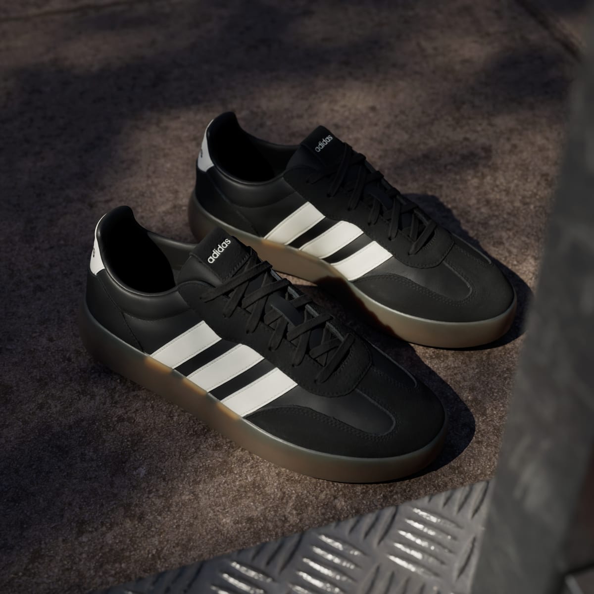 Adidas Men's Barreda Decode Shoes - Core Black / Off White / Gum - Image 5