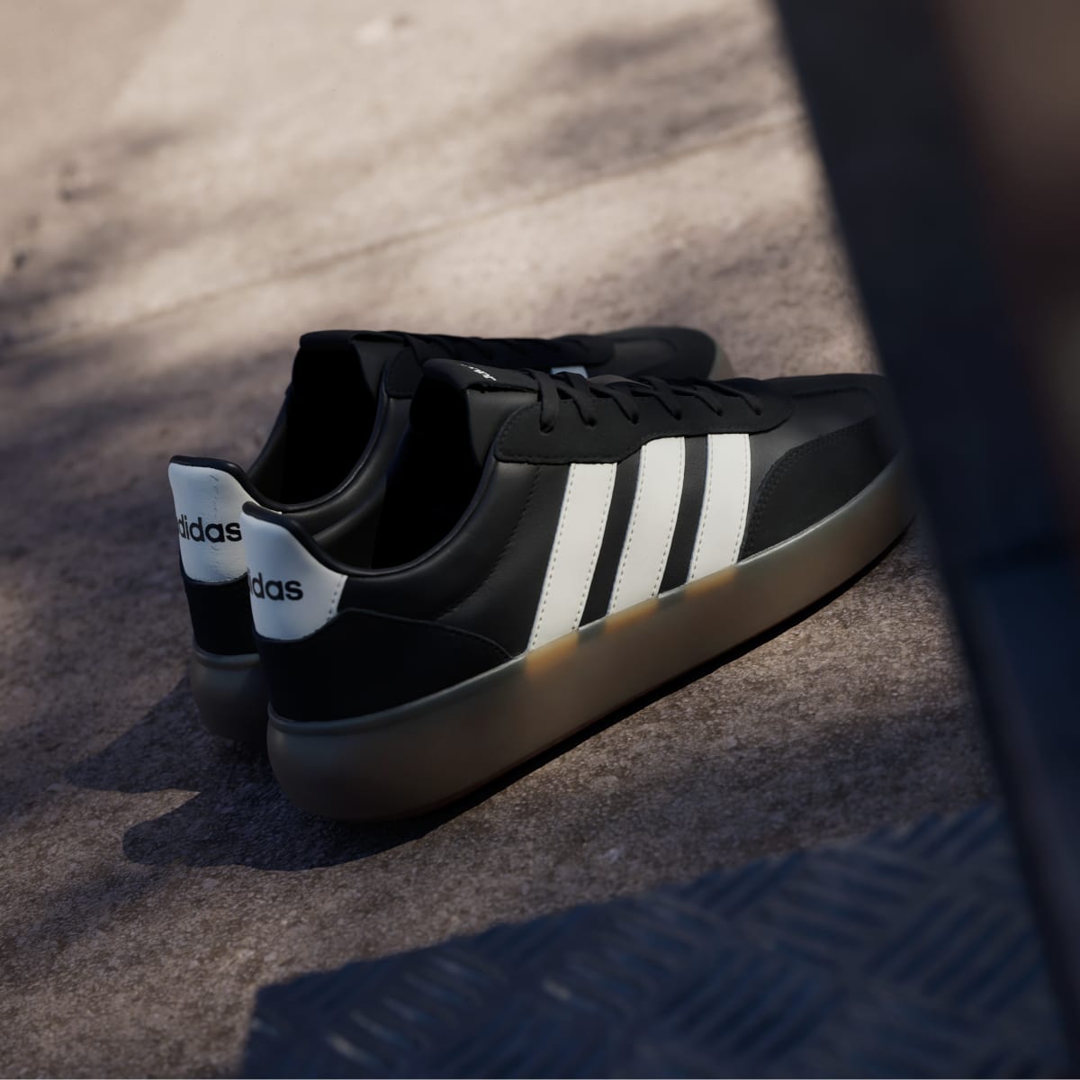 Adidas Men's Barreda Decode Shoes - Core Black / Off White / Gum - Image 6
