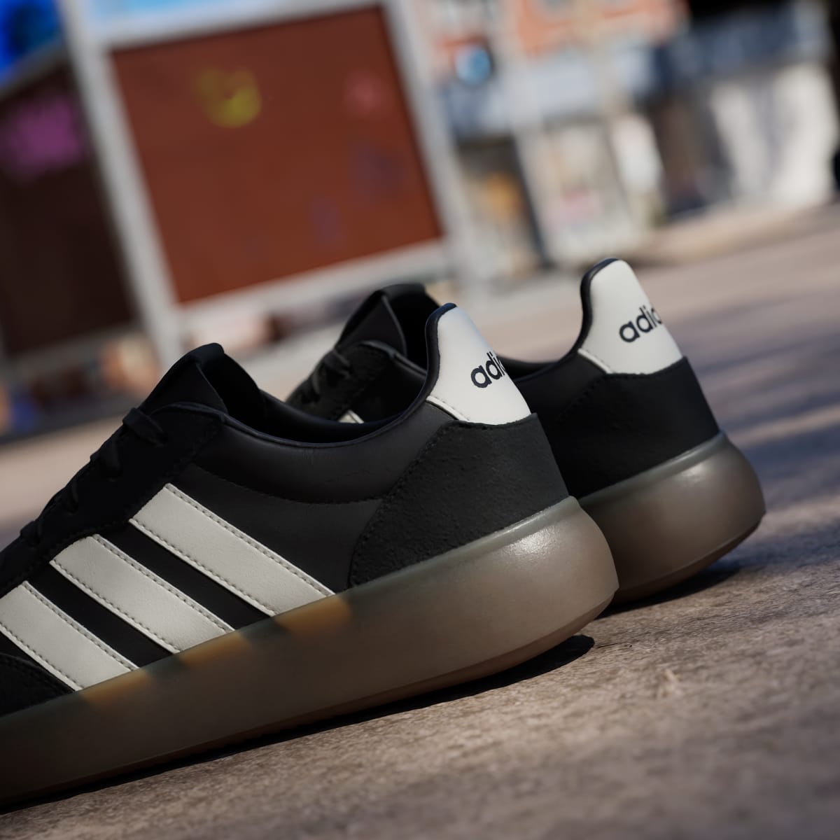 Adidas Men's Barreda Decode Shoes - Core Black / Off White / Gum - Image 9